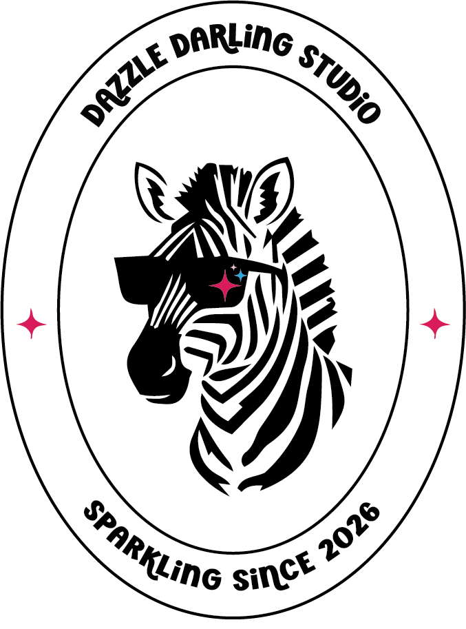 zebra oval sticker