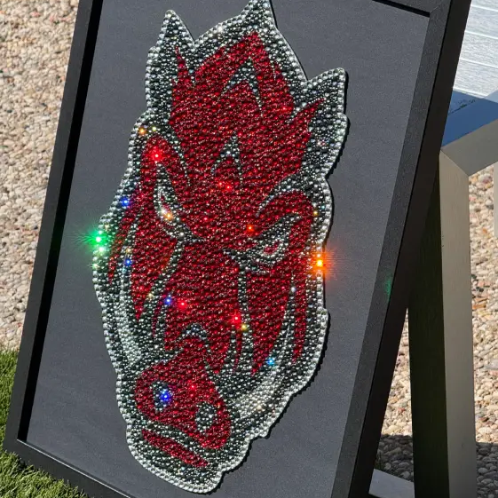 all sparkle no filter rhinestone art